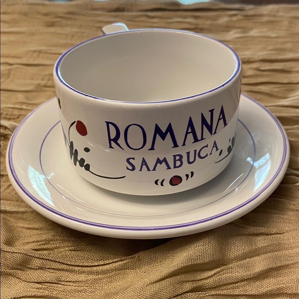 Romana Sambuca cappuccino/tea/coffee set